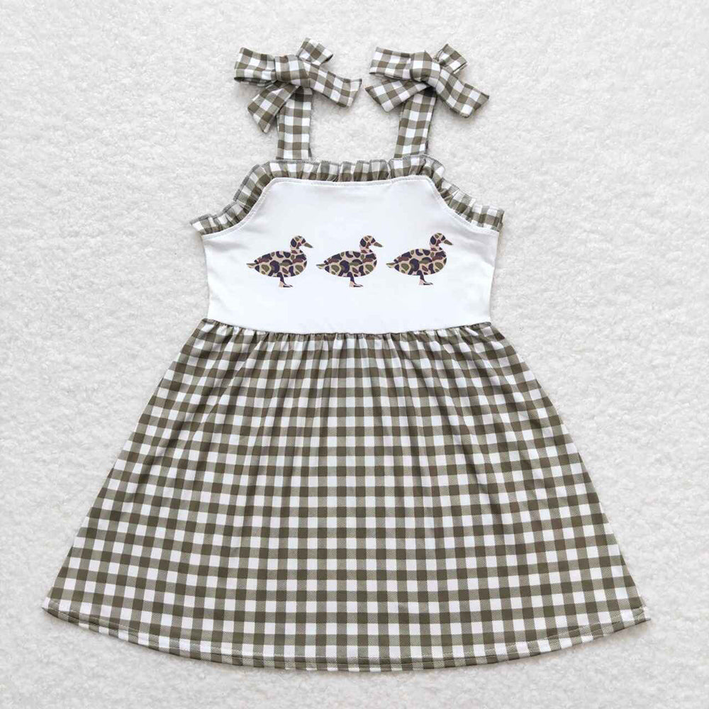Baby Boy Girl Leopard Ducks Sibling Summer Shorts Outfits Clothes Sets