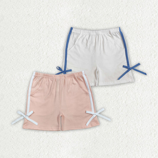 Baby Girl Cotton Bows Sports Sibling Shorts Bottoms RTS