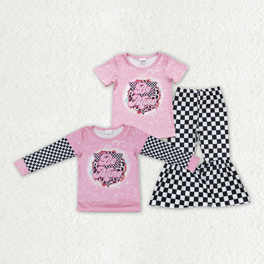 Baby Girl Long Sleeves Be mine Valentines Sibling Clothing Shirt Set
