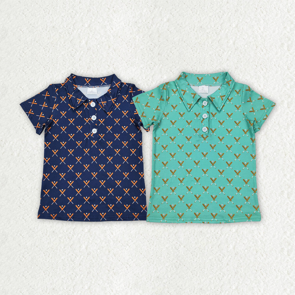 Baby Boy Short Sleeves Baseball Sibling Brother Pullover Shirt RTS
