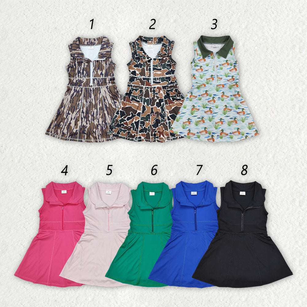 Baby Girl Sleeveless Yoga Active Skort Dress Sibling Clothes RTS