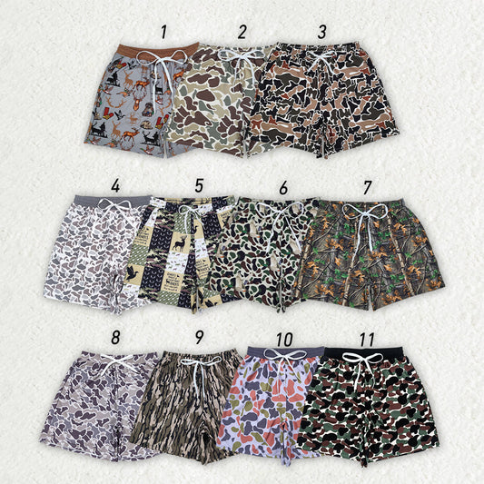 Adult Men Camo Bottom Swimming Trunks Shorts Swimwear RTS