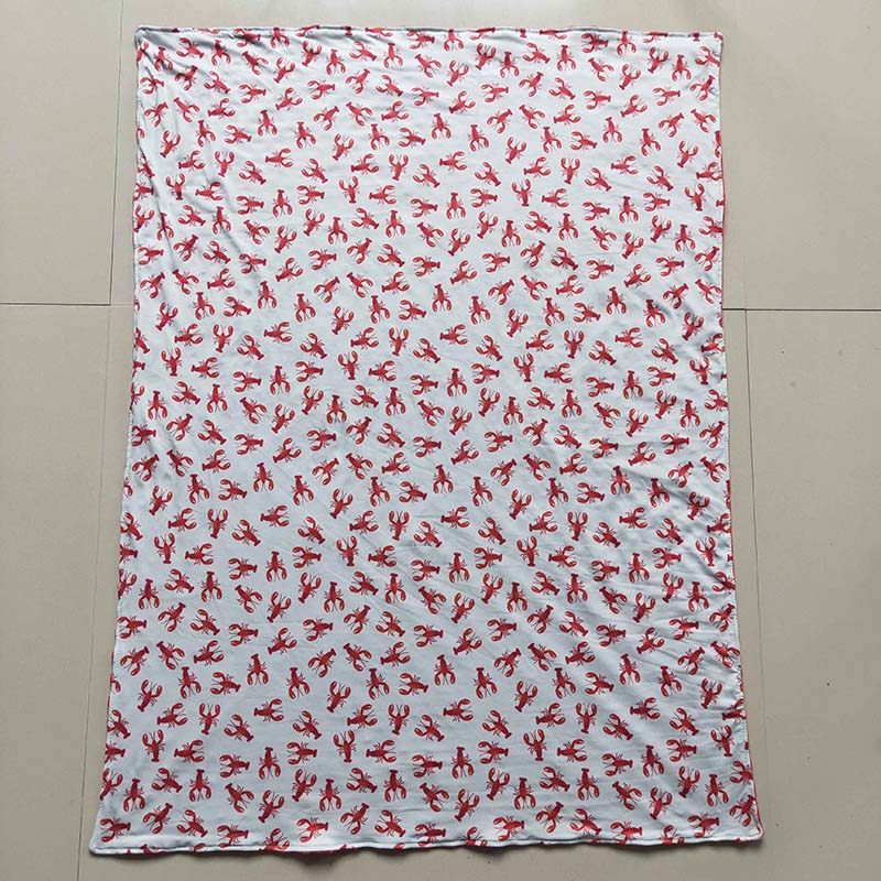 BL0034 Baby Kids Crawfish Blanket