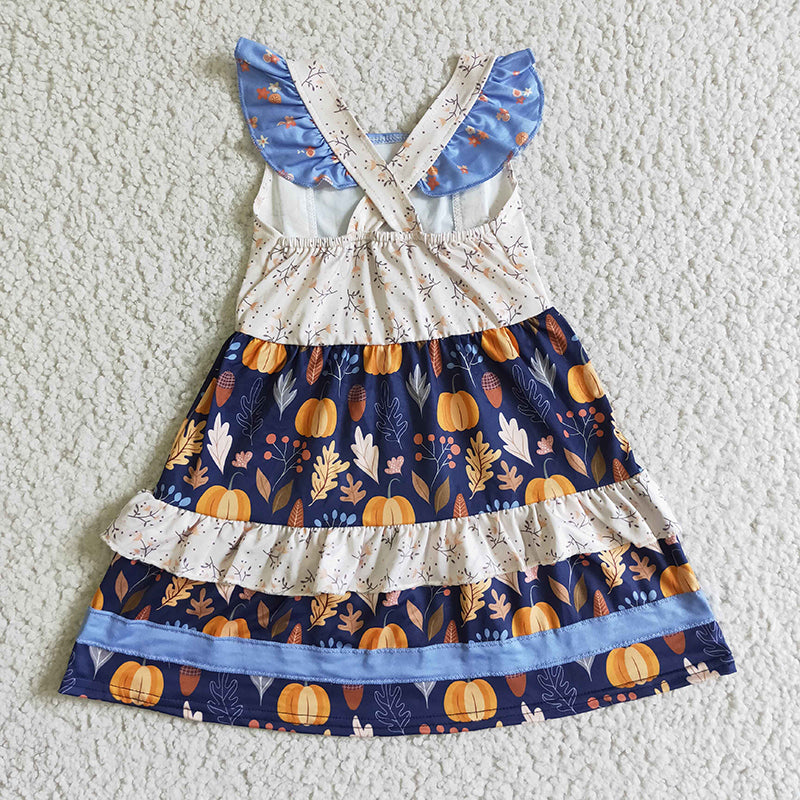 GSD0123 Pumpkin Baby Girl Dress