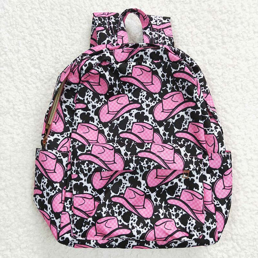 BA0038 Baby Kids Western Hats back to school Bag Backpack