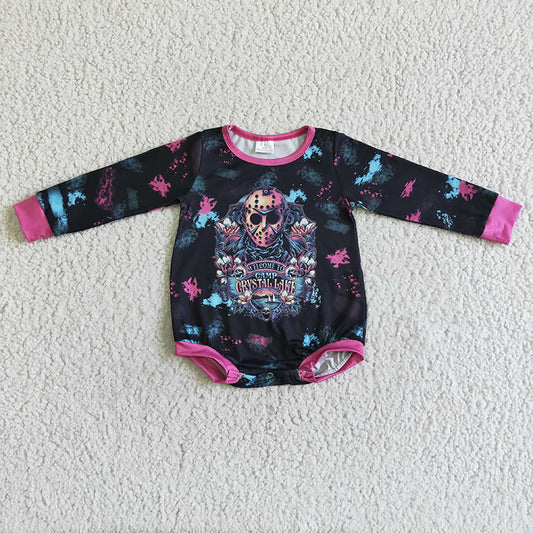 Baby Girl Long Sleeves Halloween Bubble Romper