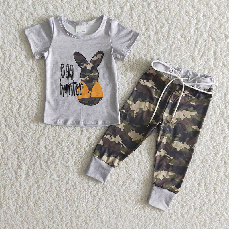 Easter Baby Boy Egg Hunter Camouflage Set