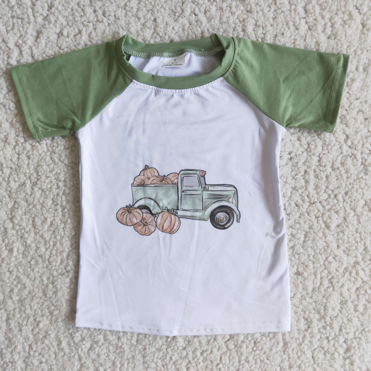A15-10 Thanksgiving Day Pumpkin Car Bell Pants Outfit