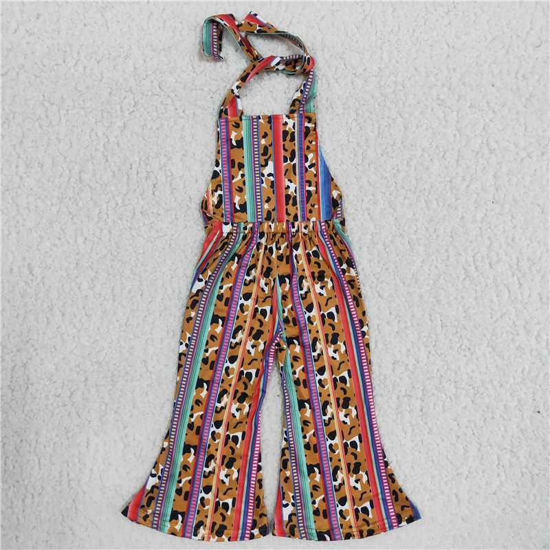 Striped Leopard Tunic Jumpsuit