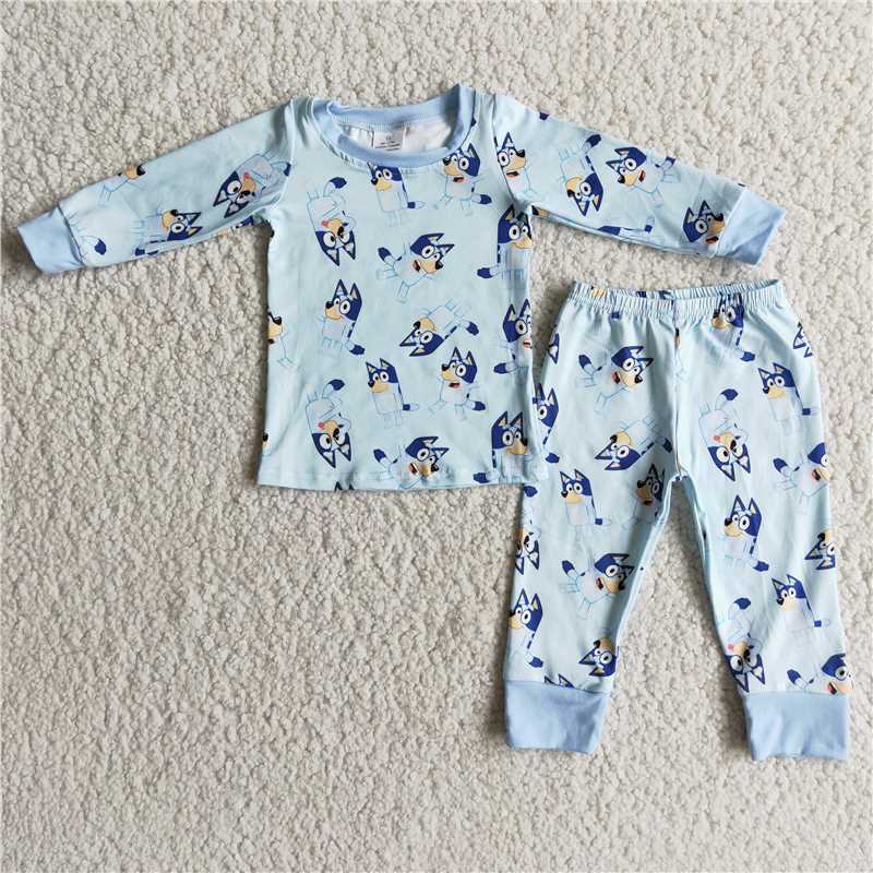 Baby Girl Dog Pants Pajamas Outfit