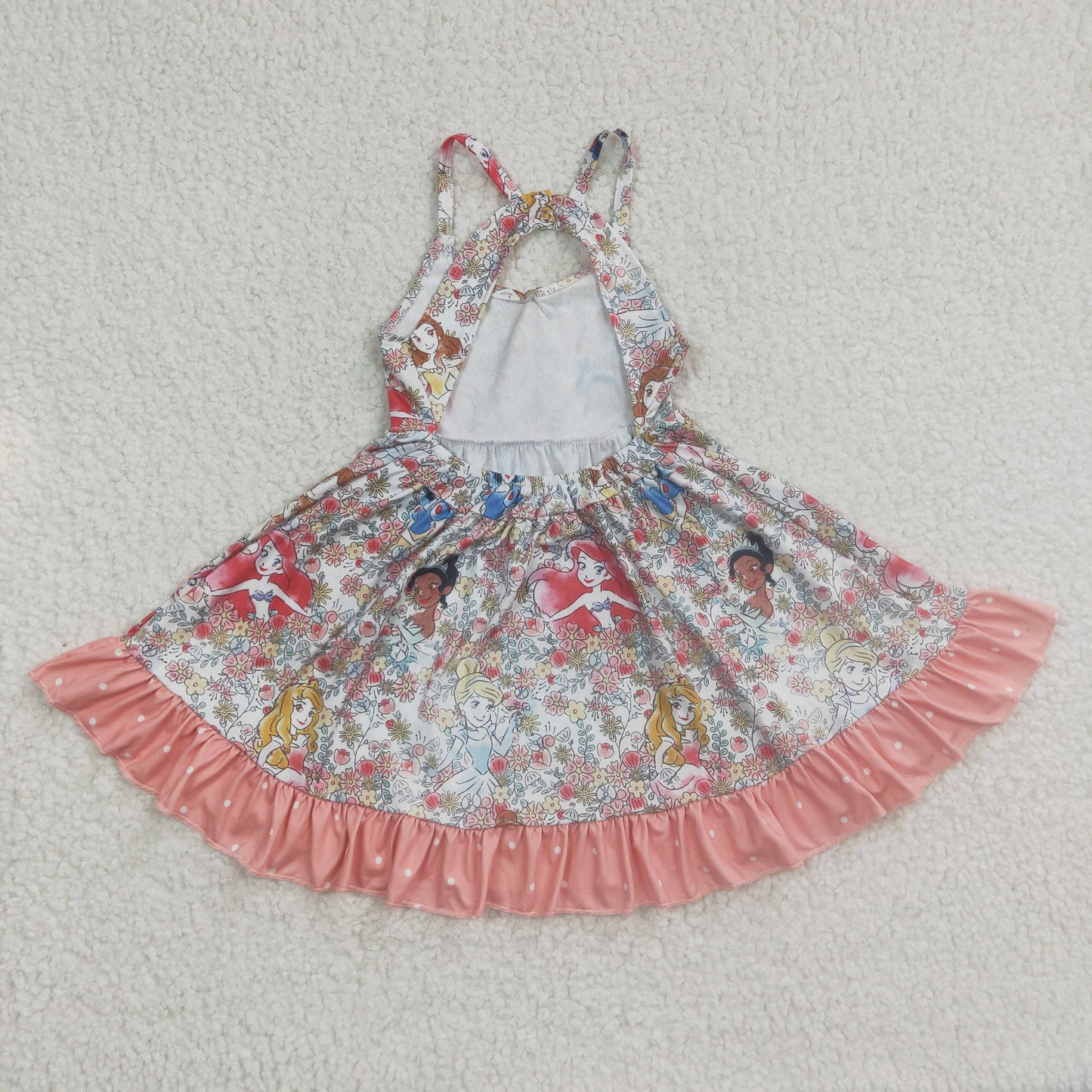 GSD0284 Baby Girl Princess Floral Summer Dress