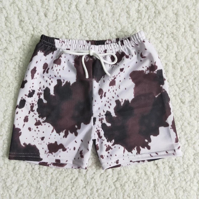 C13-12 Boy Summer CowHide Swim Trunks Shorts