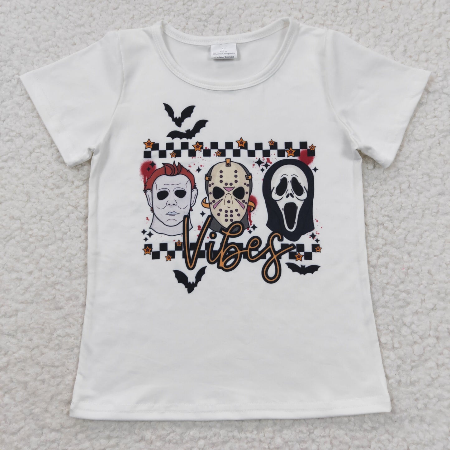 BT0222 Baby Boy Halloween Short Sleeves Top Shirt