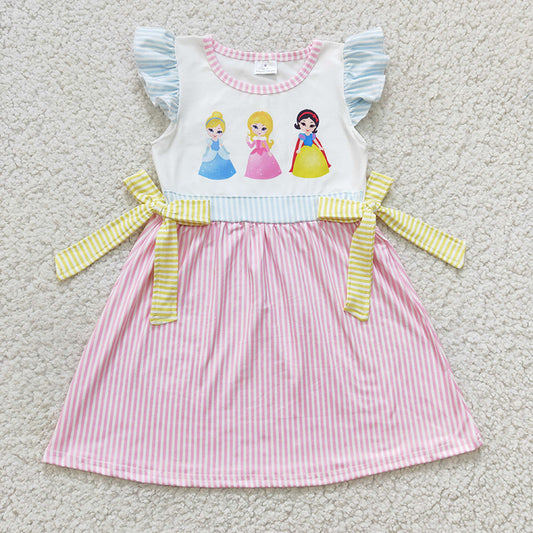 GSD0176 Baby Girl Short Sleeves Princess Dress