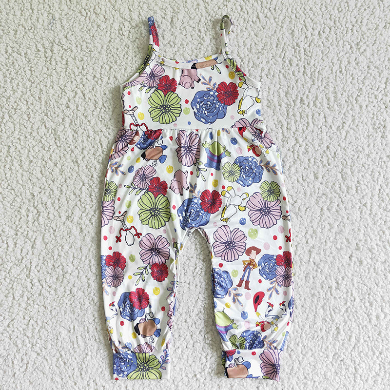 SR0062 Baby Girl Pocket One-piece Jumpsuit