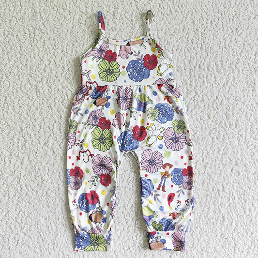 SR0062 Baby Girl Pocket One-piece Jumpsuit
