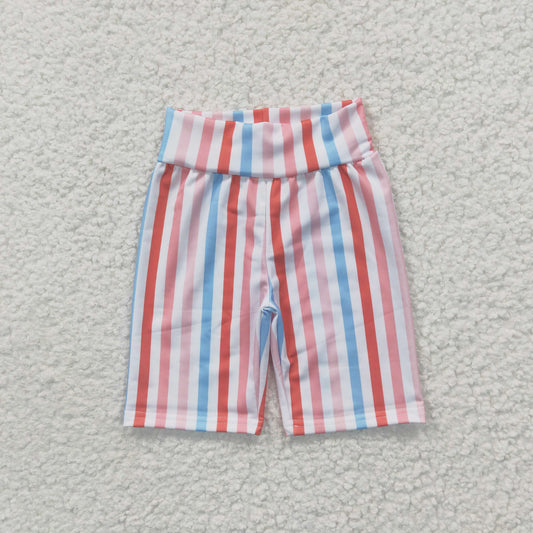 SS0030 Pre-order Baby Girl Striped Biking Summer Shorts