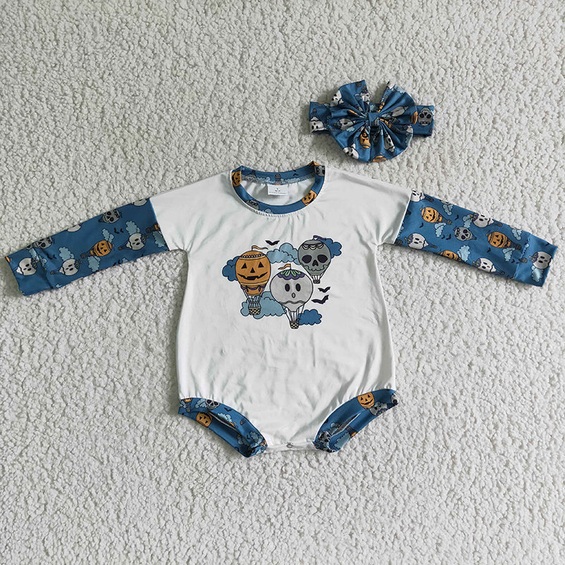 LR0125 Kids Girl Halloween Romper