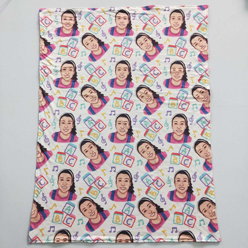 BL0048 Baby Kids Birthday Blanket