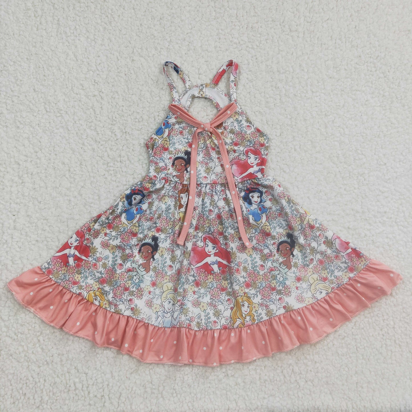 GSD0284 Baby Girl Princess Floral Summer Dress