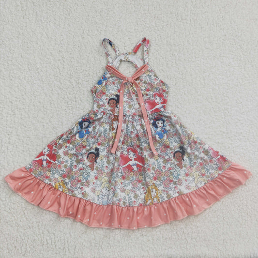 GSD0284 Baby Girl Princess Floral Summer Dress