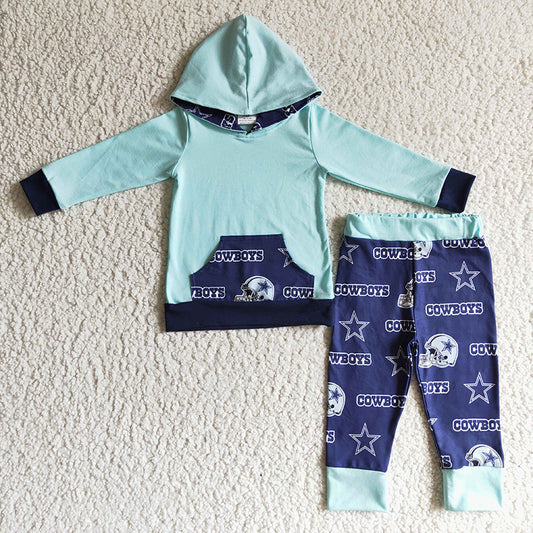 BLP0095 Baby Boy Football Hoodie Outfit