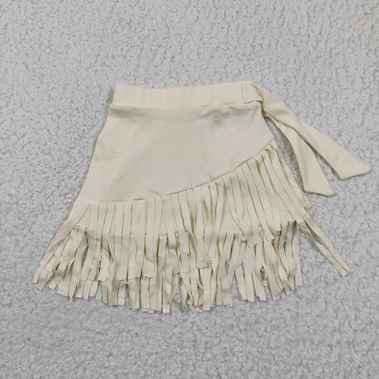 GLK0002 Baby Girl Western Tassel Fringe Skirt