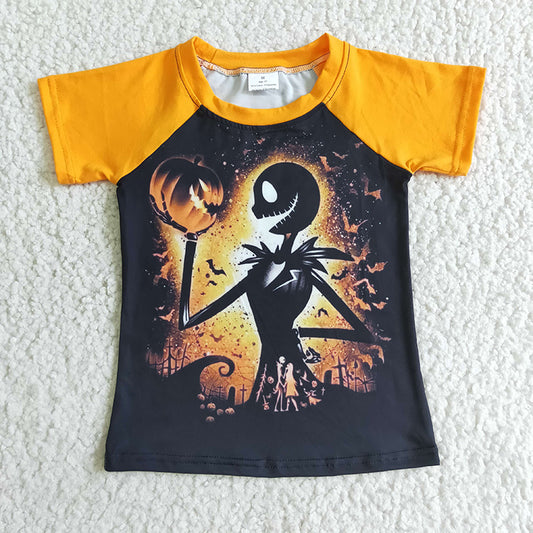 BT0042 Baby Boy Halloween Short Sleeve Shirt