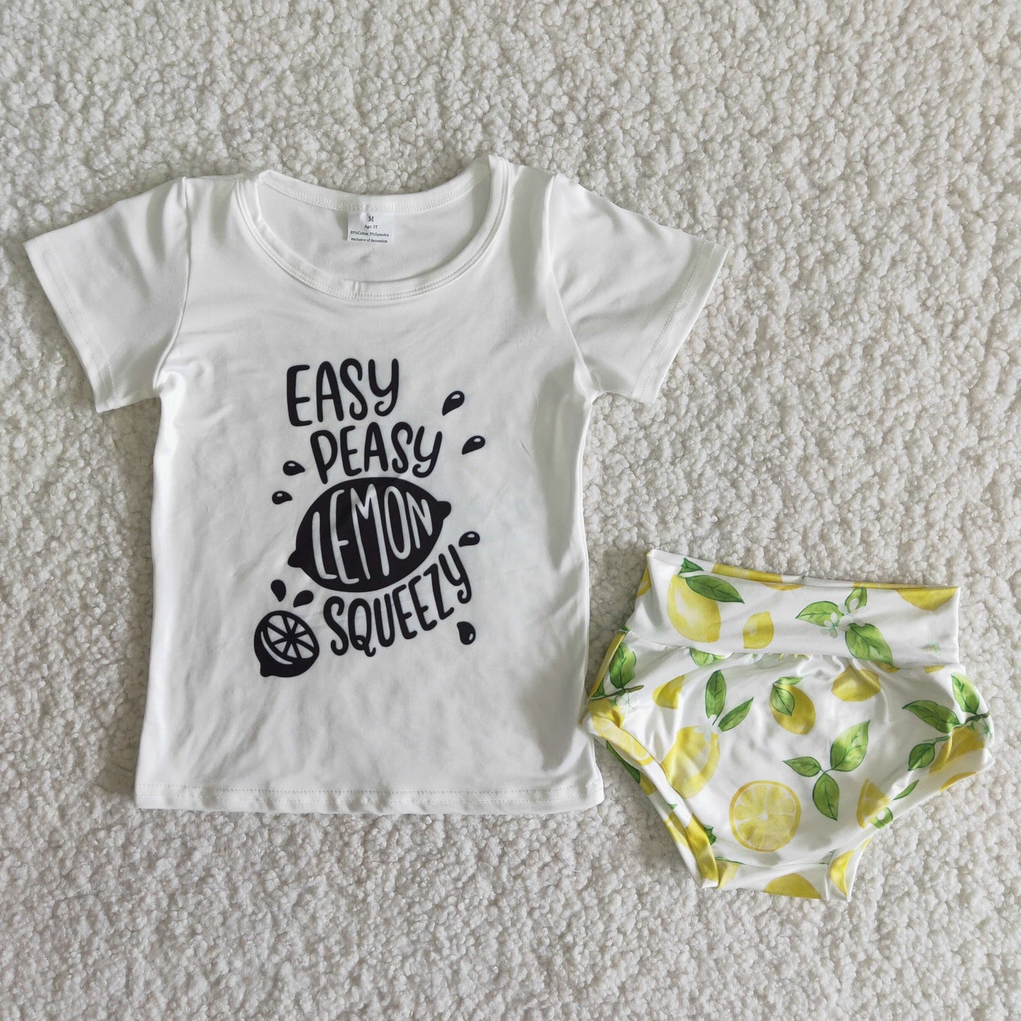 Easy Peasy Lemon Squeezy Bummies Outfit