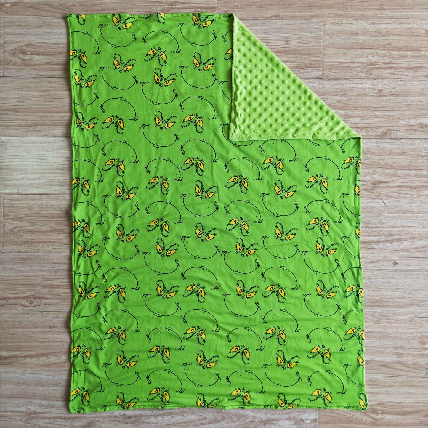 Christmas Baby Green Blanket