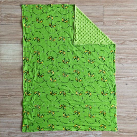Christmas Baby Green Blanket