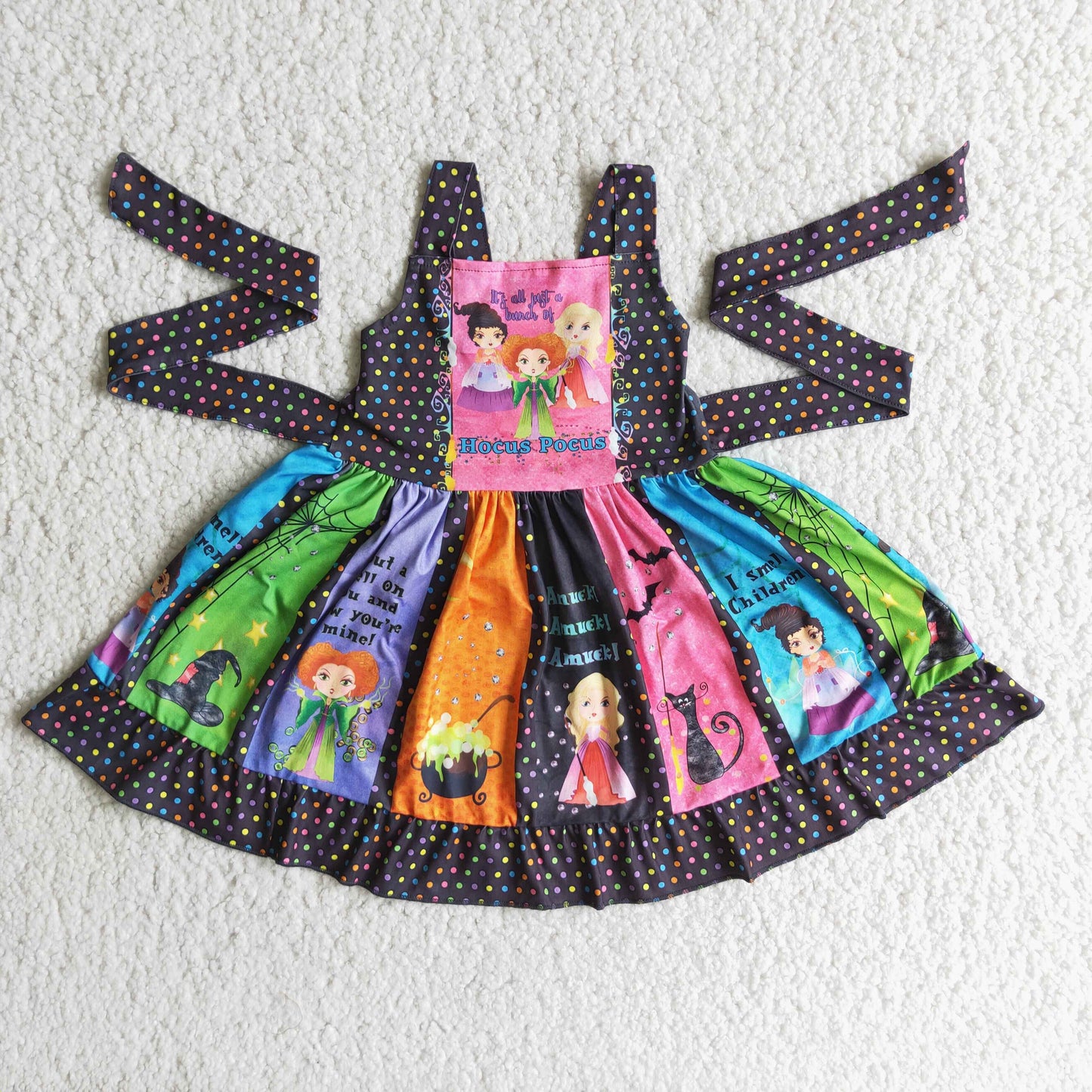 E3-4 Baby Girl Hallowmas Twirl Dress