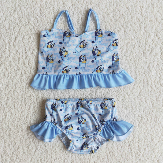 E10-19 Suspender Summer Swimsuit Outfit