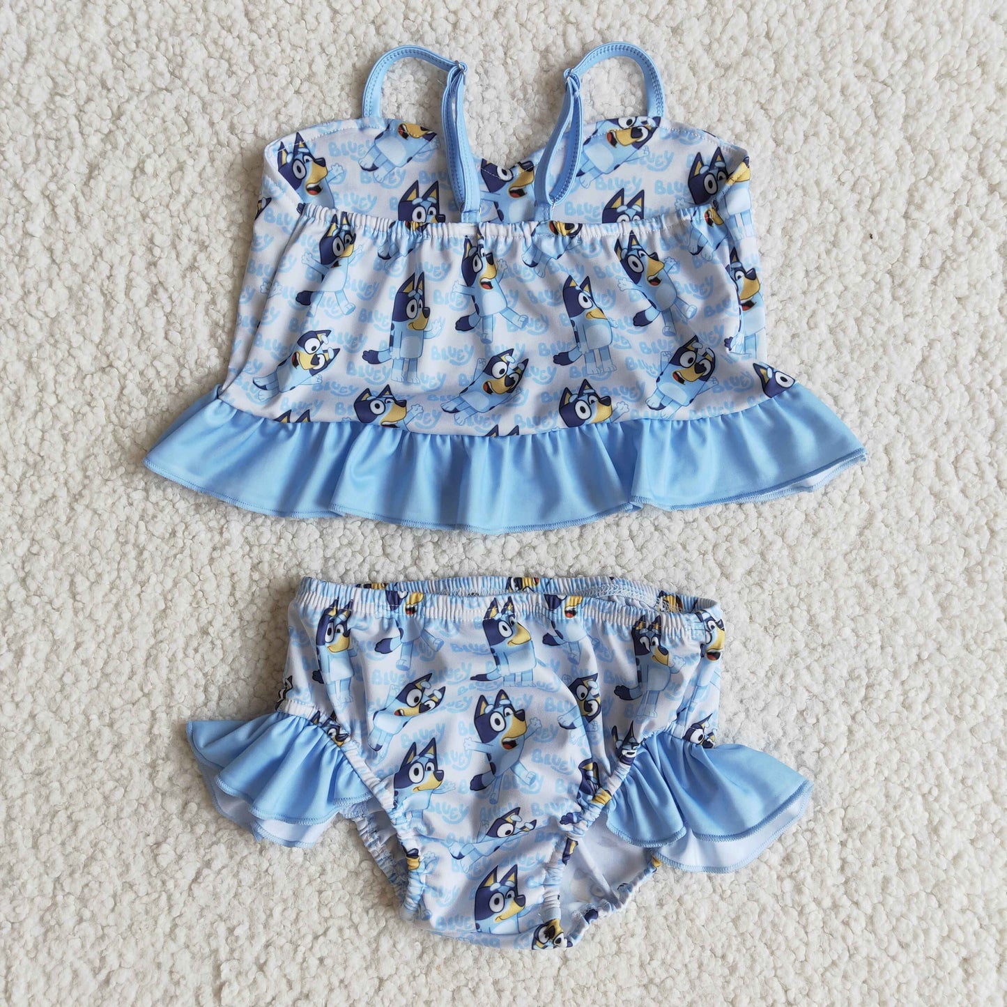 E10-19 Suspender Summer Swimsuit Outfit