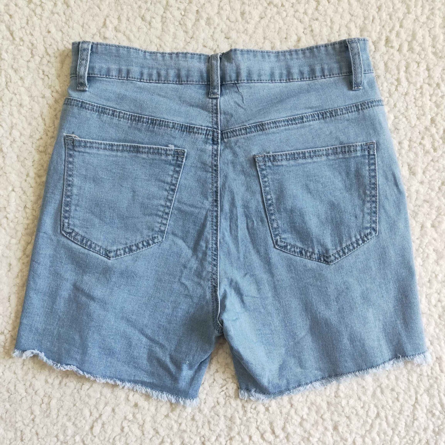 SS0026 Women's Wash Denim Shorts
