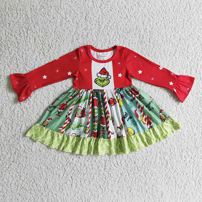 GLD0099 Baby Girl Christmas Dress