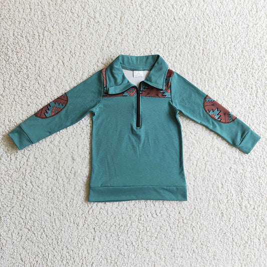 BT0093 Western Kids Baby Boy Pullover Shirt