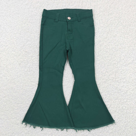 Baby Girl Green Bell Jeans Denim Pants