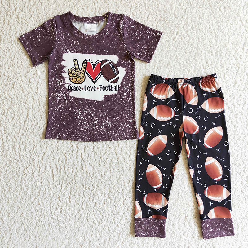Promotion Baby Boy Kids Short Sleeves Football Shirt Pants Team Outfit RTS