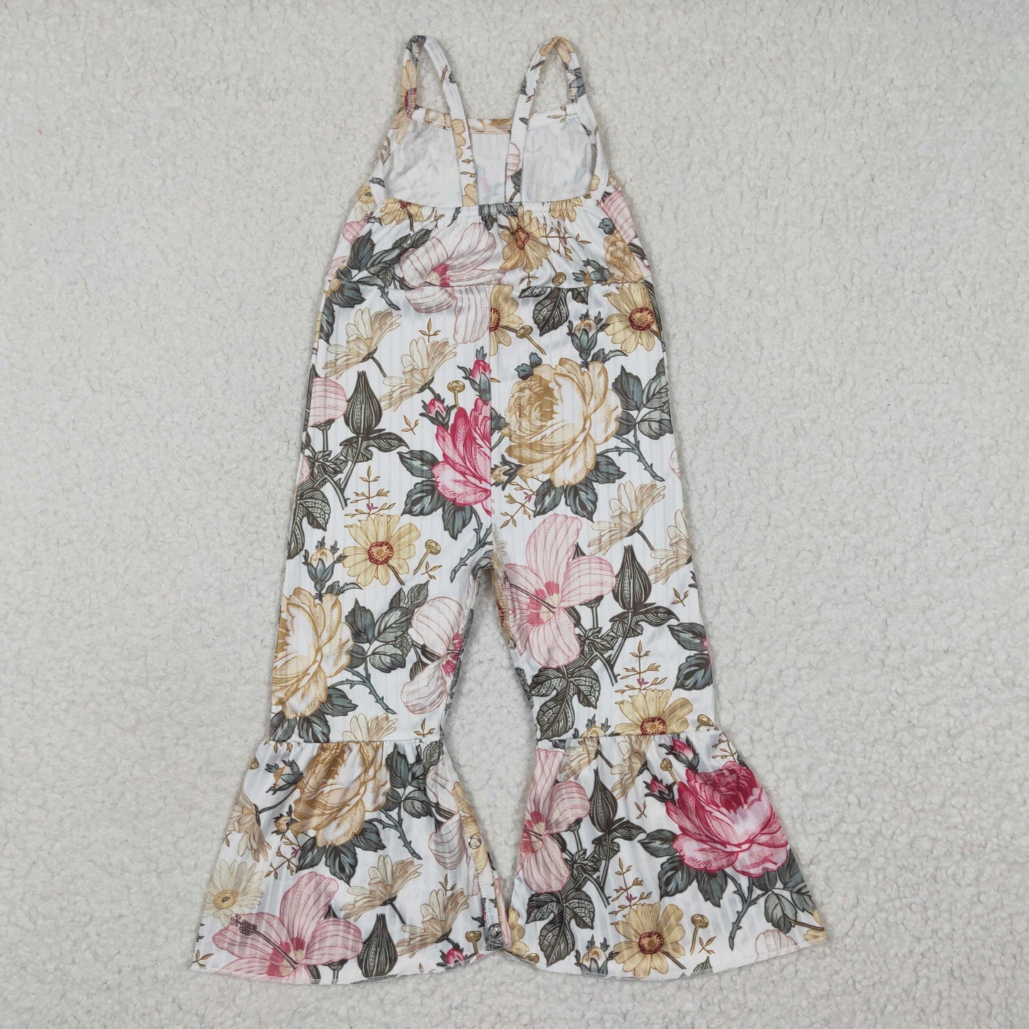 SR0248 Baby Girl Summer Floral Jumpsuit