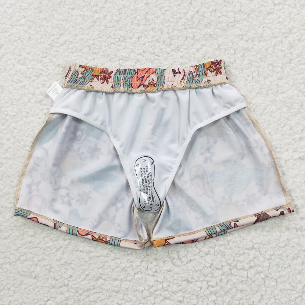 S0030 Baby Boy Western Cow Swim Trunks Shorts