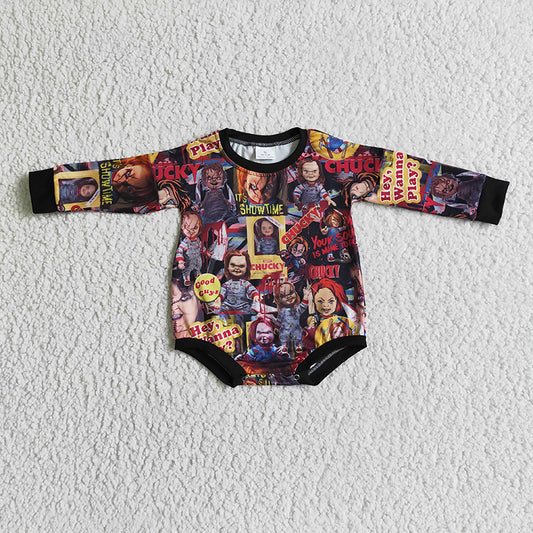 LR0106 Kids Baby Boy Halloween Romper