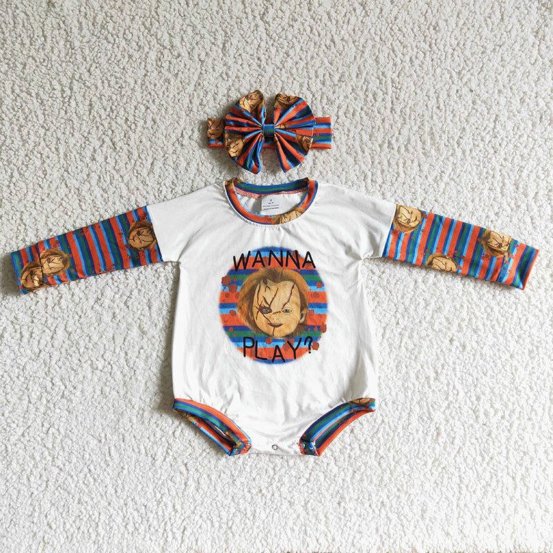LR0127 Kids Girl Halloween Romper