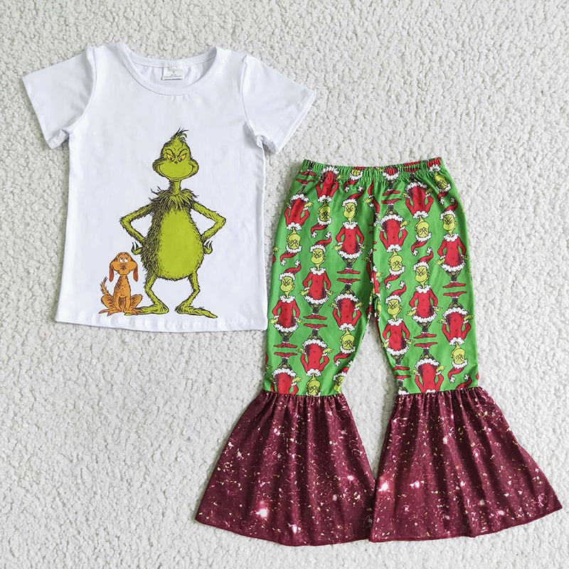 A8-5 Baby Girl Christmas Pants Outfit