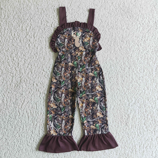 SR0098 Baby Girl Deer Jumpsuit