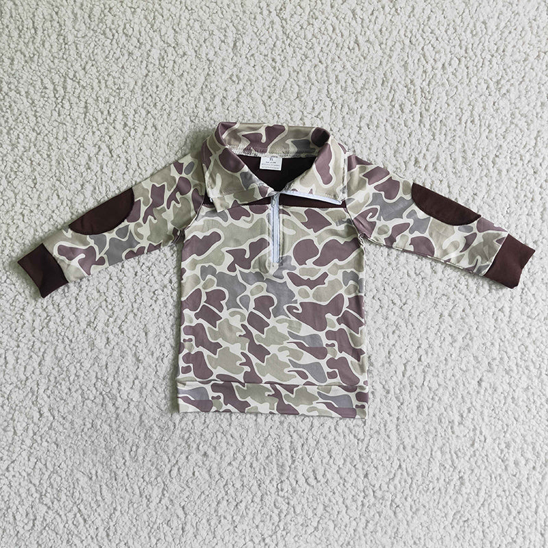 BT0029 Zipper Baby Girl Shirt