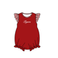 Baby Boy Summer Sibling Tigers Red Romper Set ( Moq 5 Each Style ) 7.9