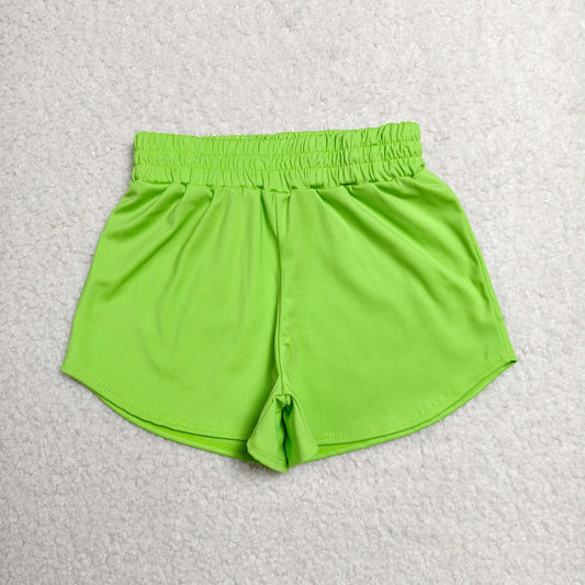 Baby Girls  Kids Green Shorts Bottoms Yoga Active Clothes RTS