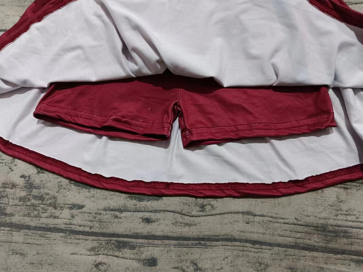 Baby Girl Sleeveless Team Shirt Skorts Set ( Moq 5 )