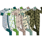 ( Moq 5 Each Style ) Sibling Baby Boys Infant Ducks Deer Zipper Footie Sleeper Rompers Clothes